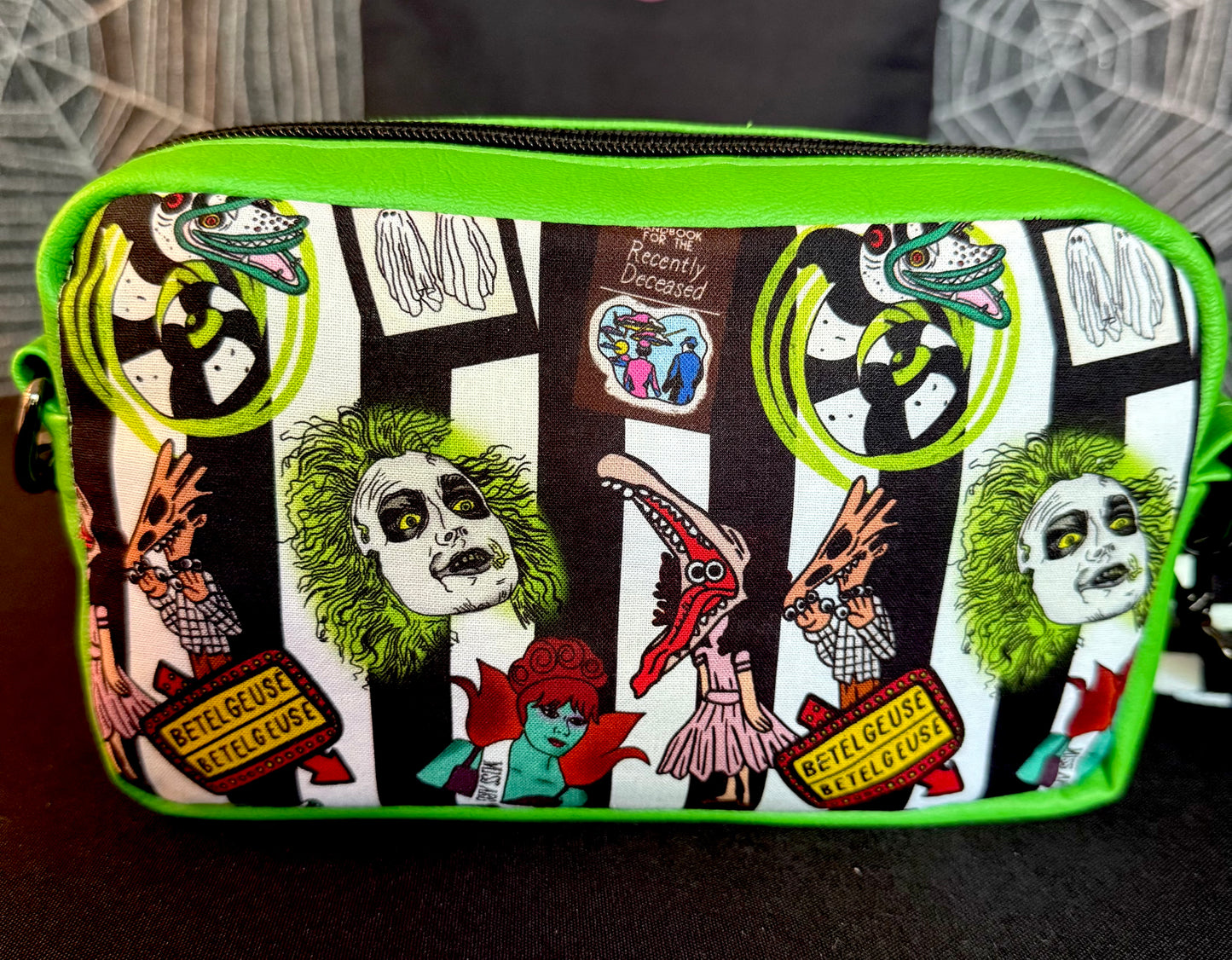 Beetlejuice Crossbody Bag