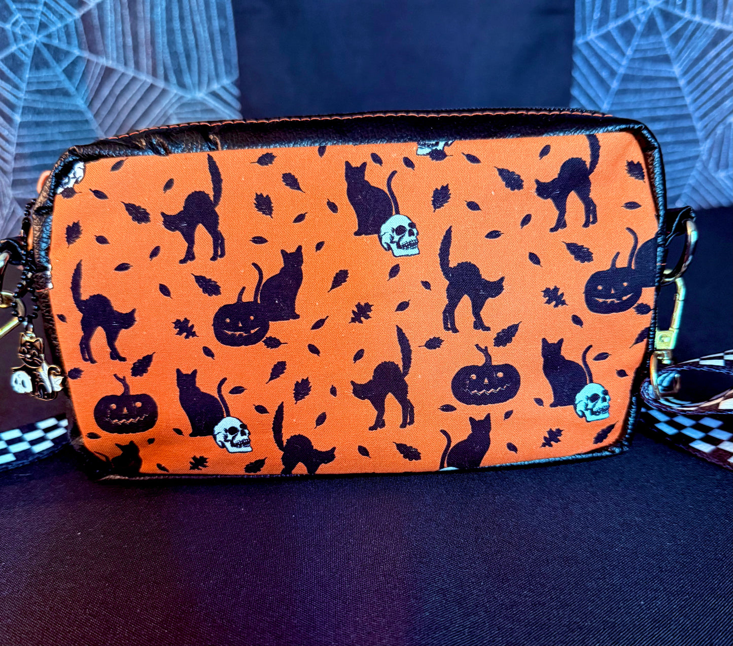 Black Cat Crossbody Bag