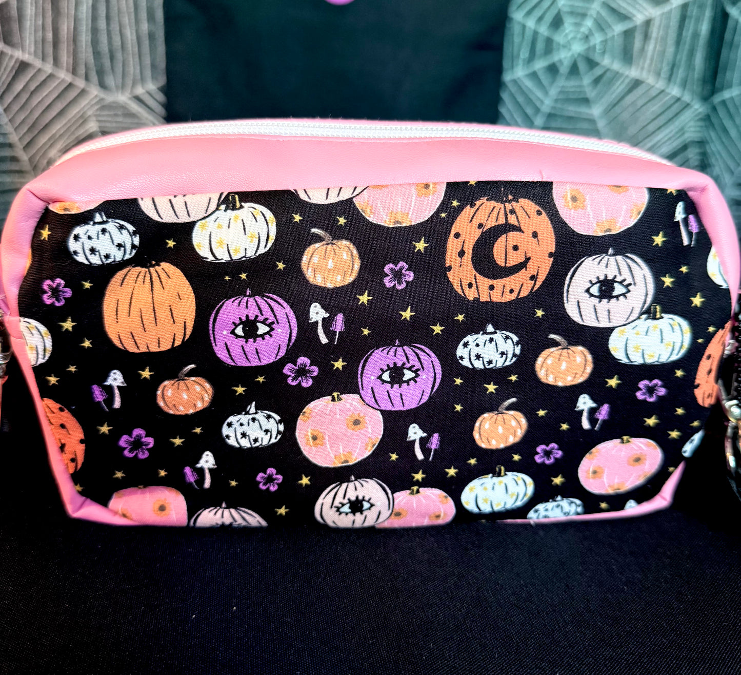 Pink Pumpkin Crossbody Bag
