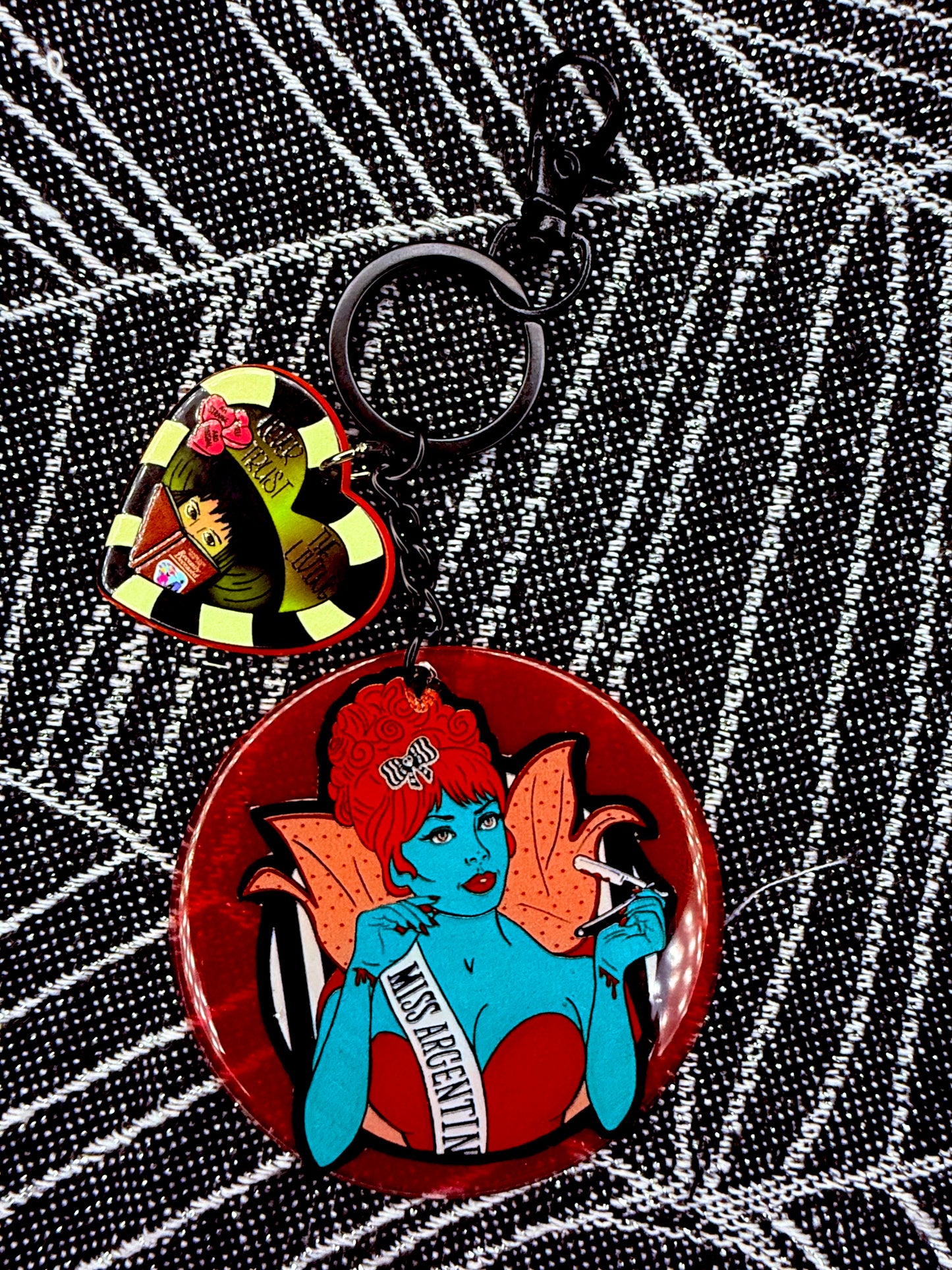 Ghoulish keychains