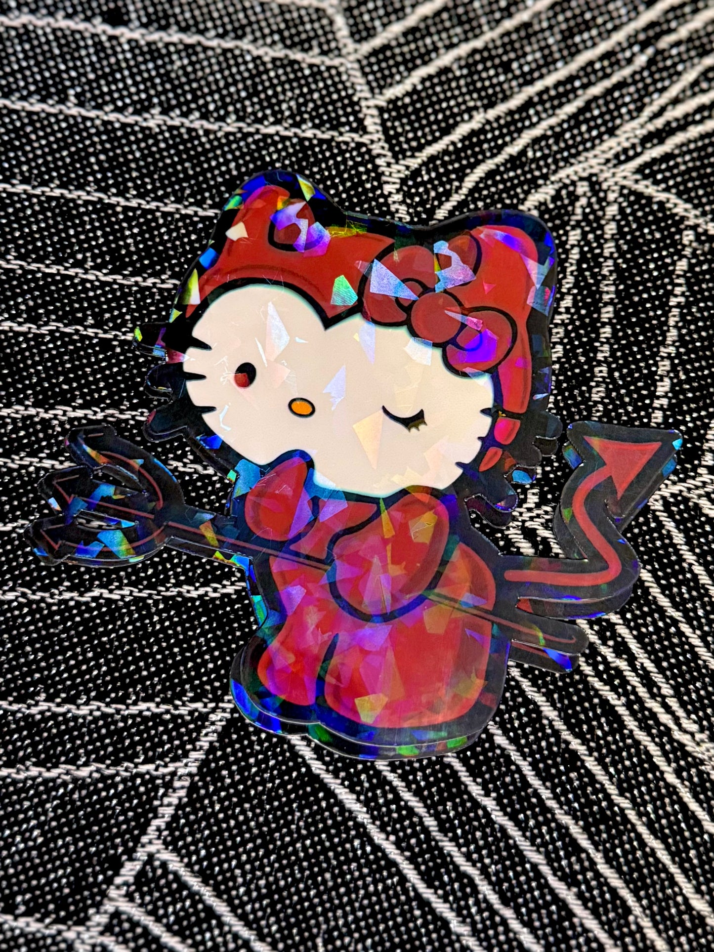 Ghoulish Kitty Stickers