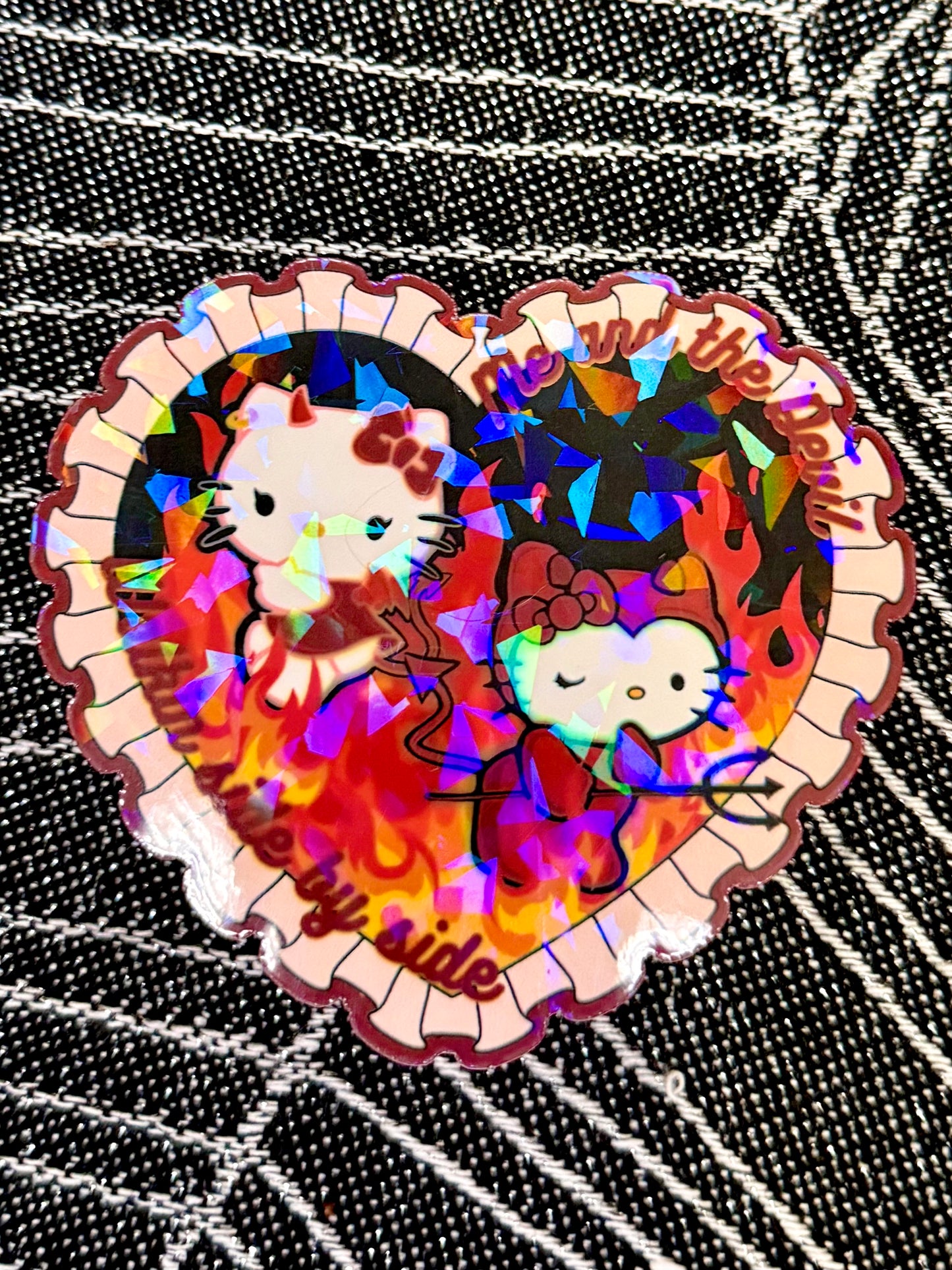 Ghoulish Kitty Stickers