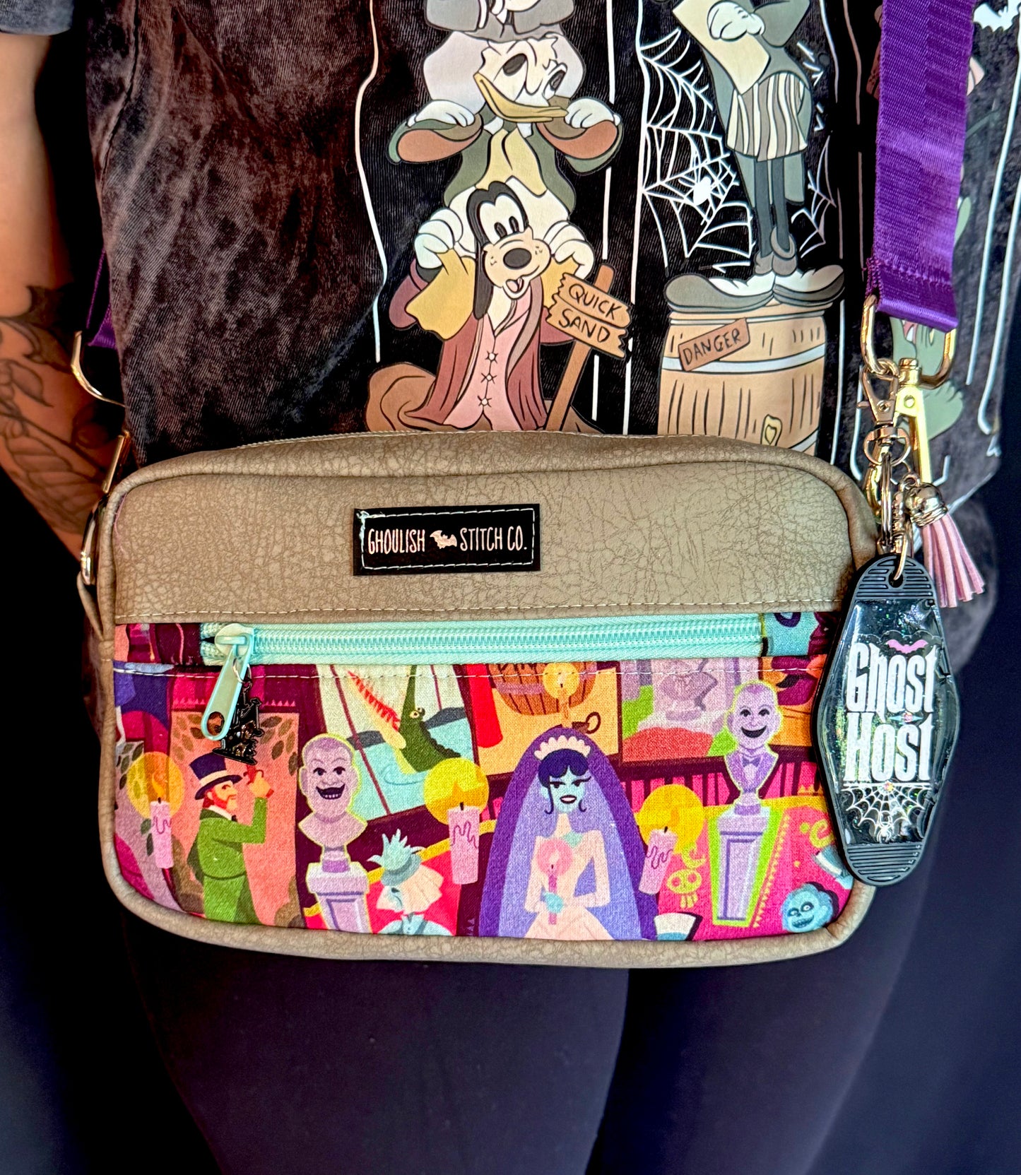 Ghost Mansion Crossbody Bag