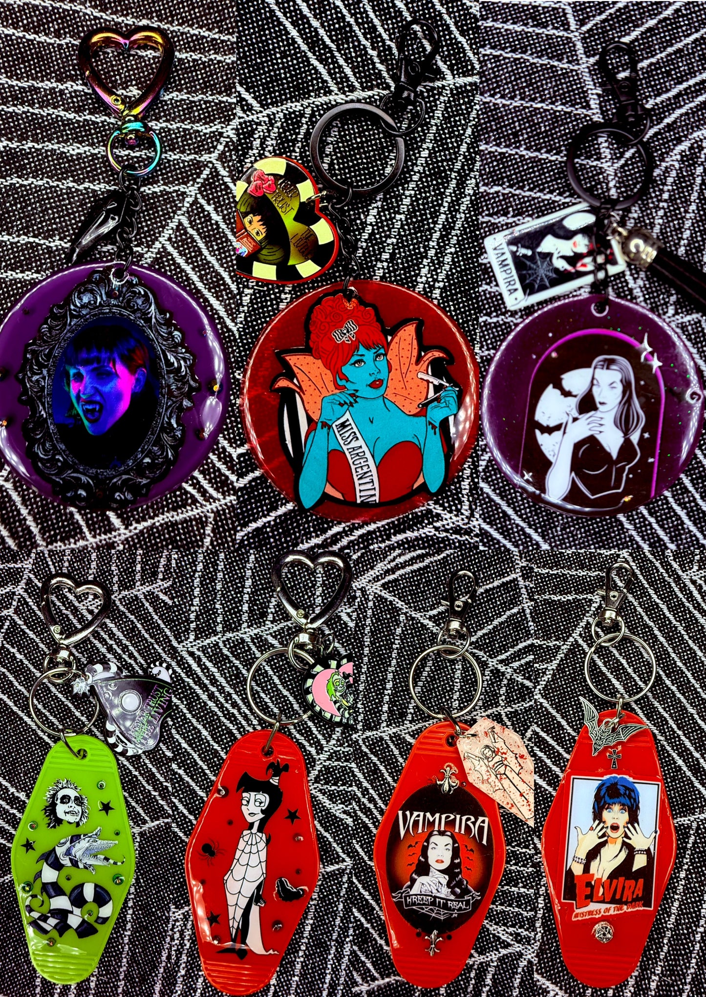 Ghoulish keychains