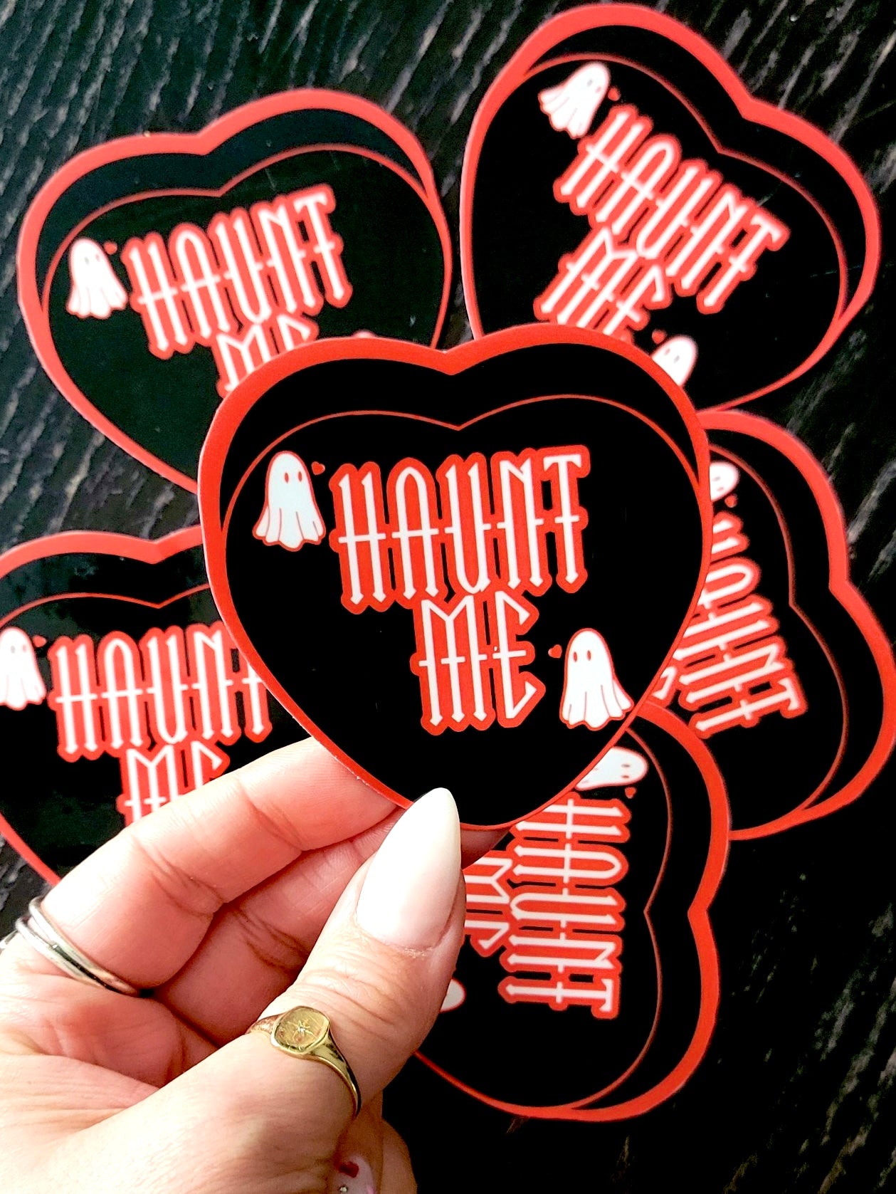 Haunt Me Sticker