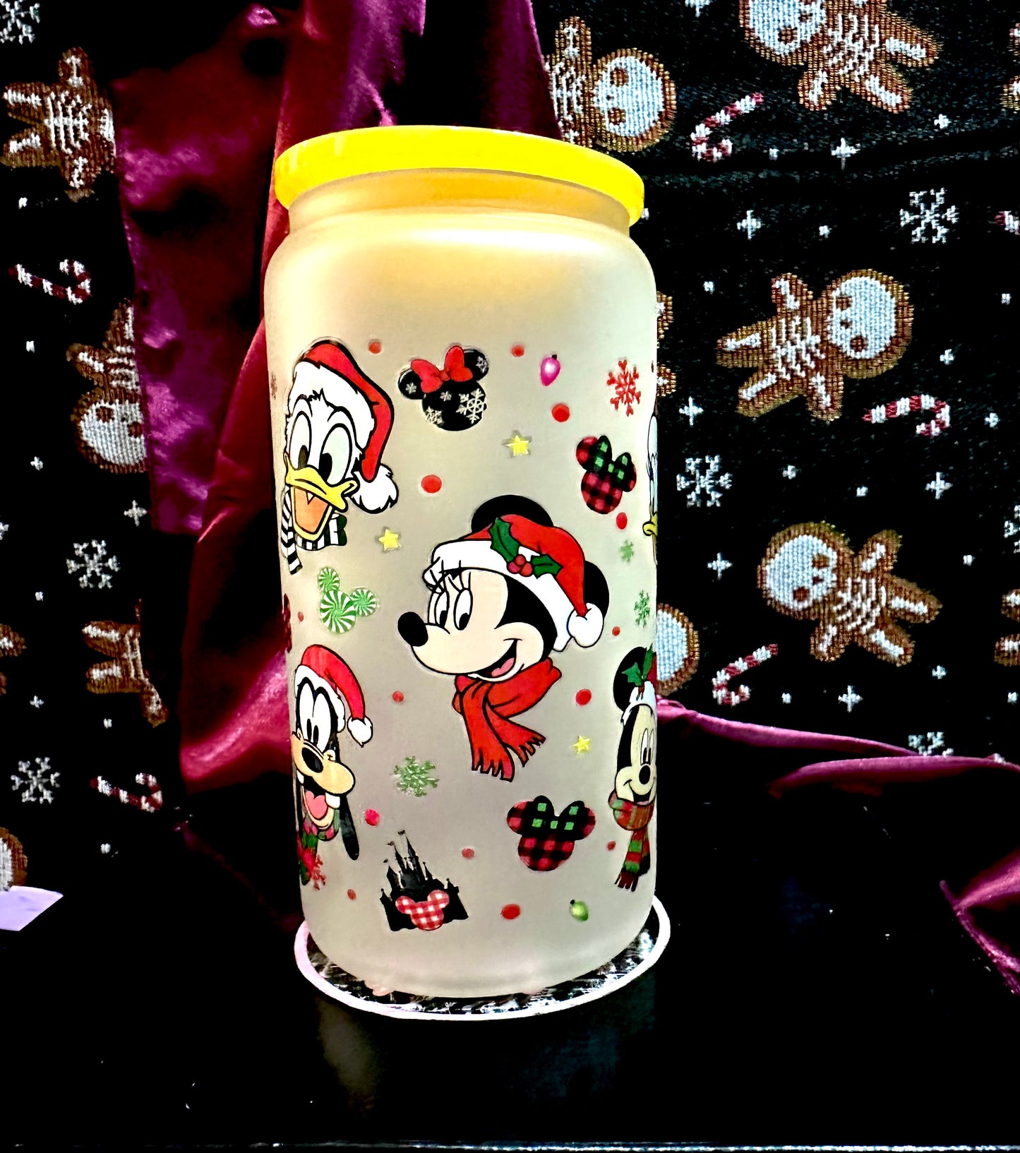 Disney Mouse Glass Cup