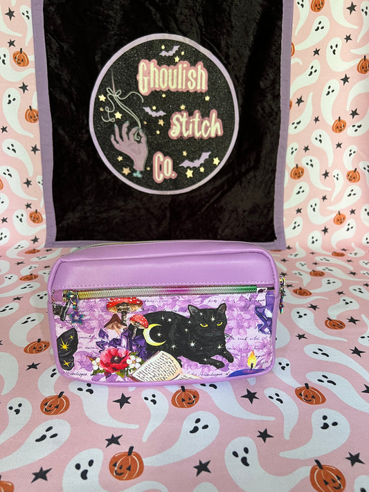 Pastel Black Kitten Fanny/Sling Bag