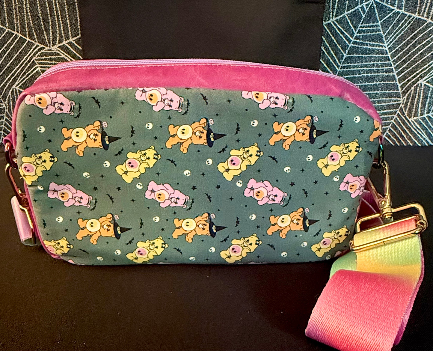 Spooky Scare Bear Crossbody Bag