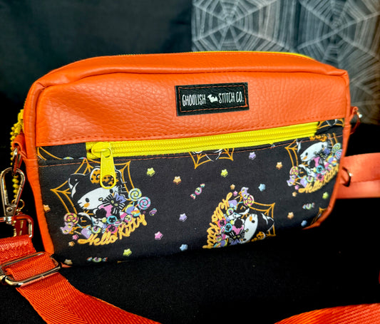 Halloween Kitty Crossbody Bag