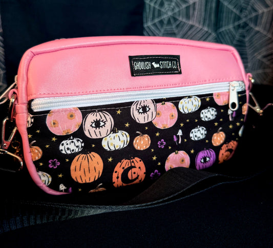 Pink Pumpkin Crossbody Bag