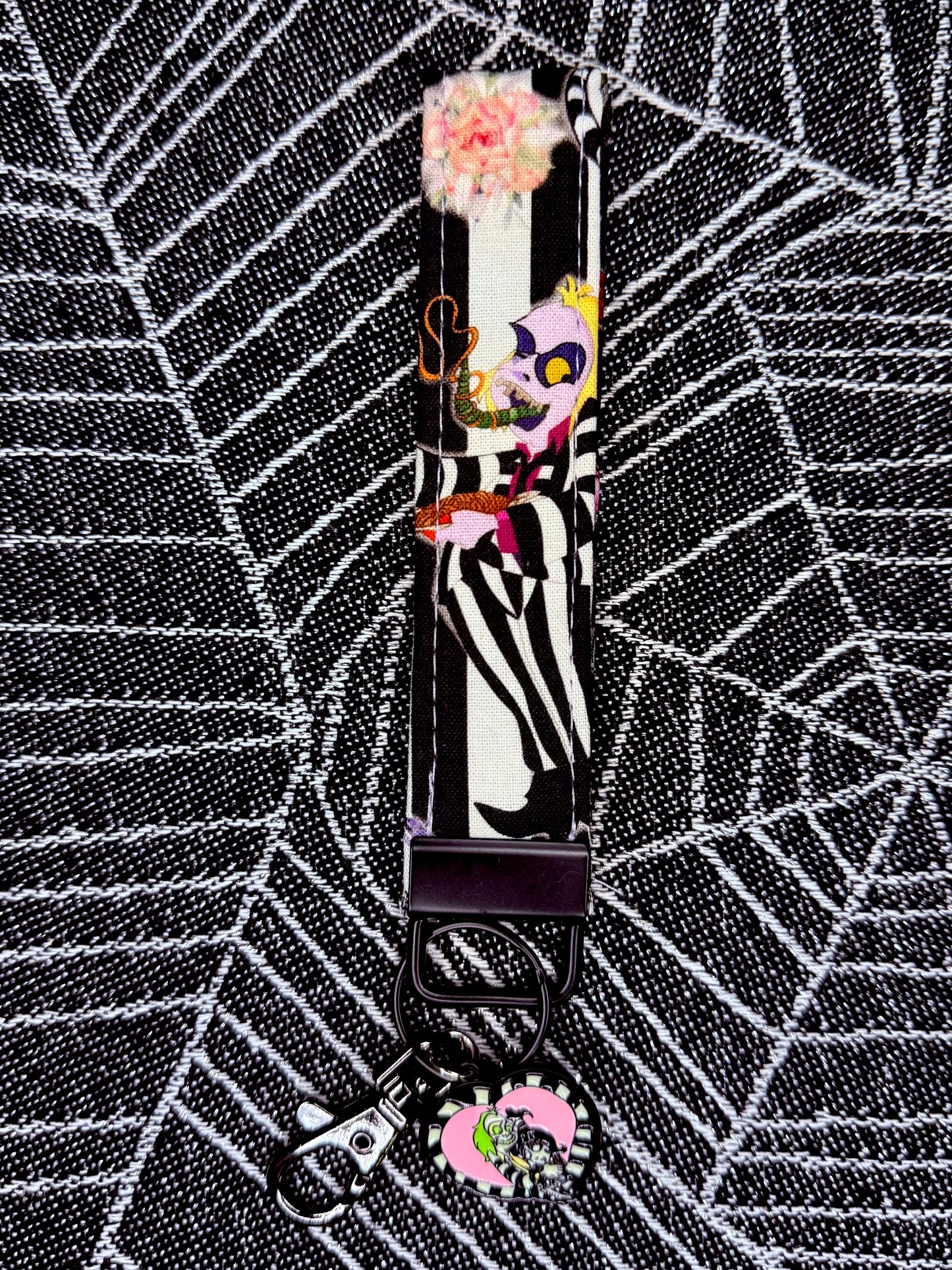Ghoulish wristlet key fobs