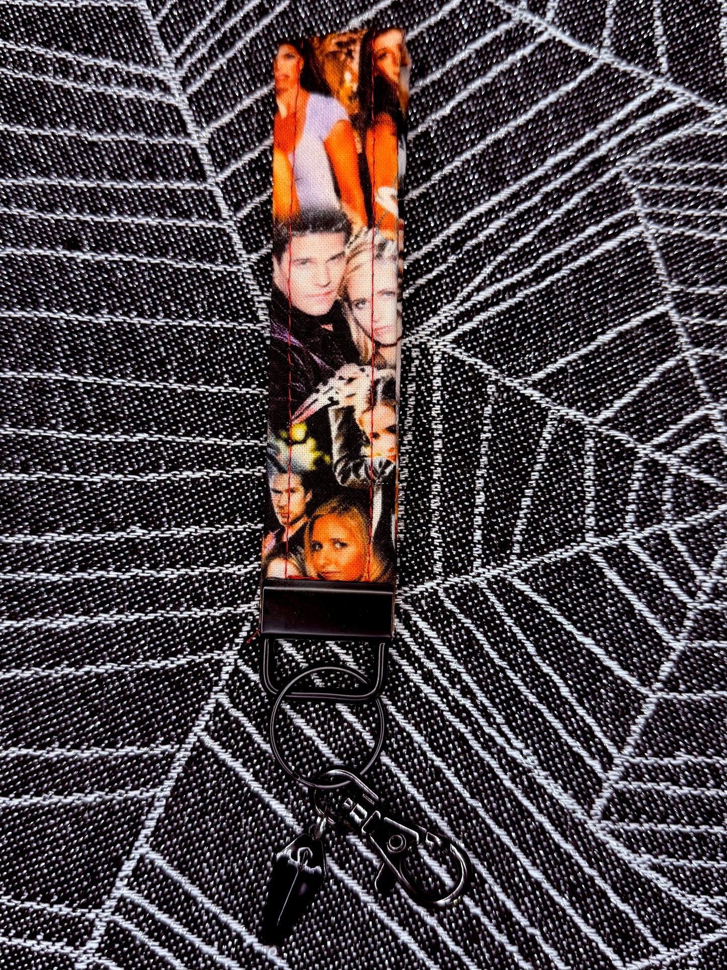 Horror wristlet key fobs