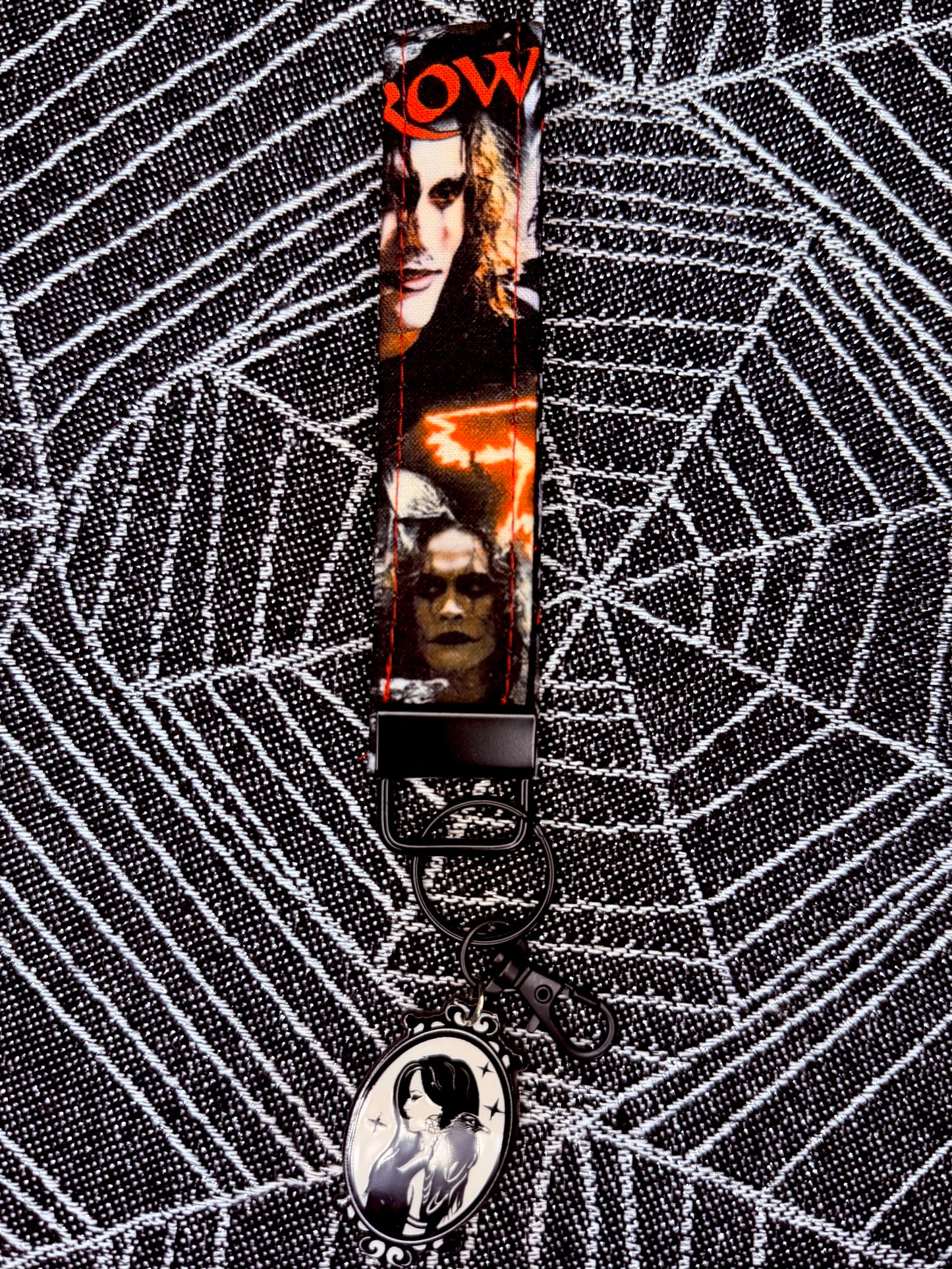 Horror wristlet key fobs