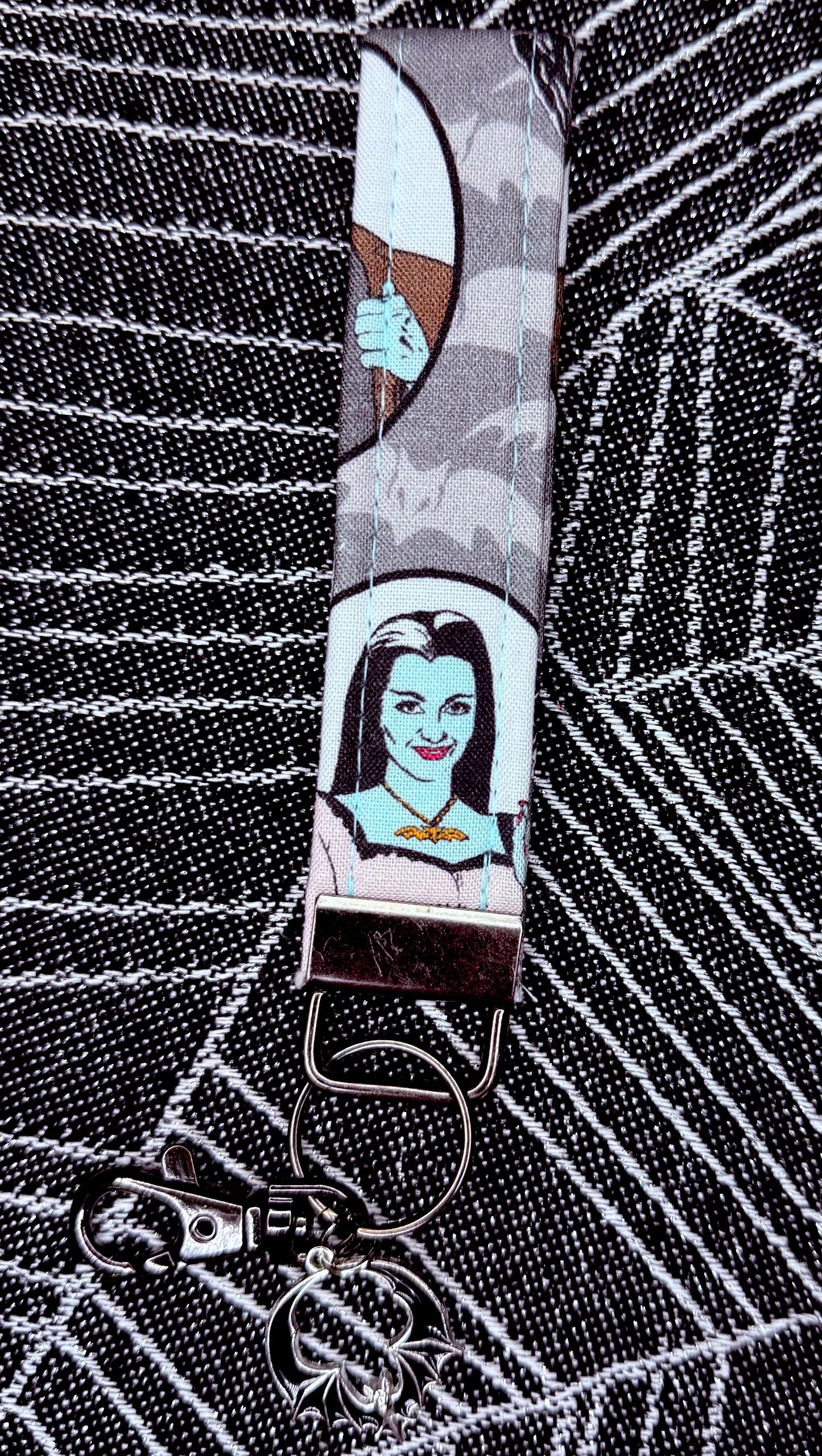 Spooky wristlet key fobs