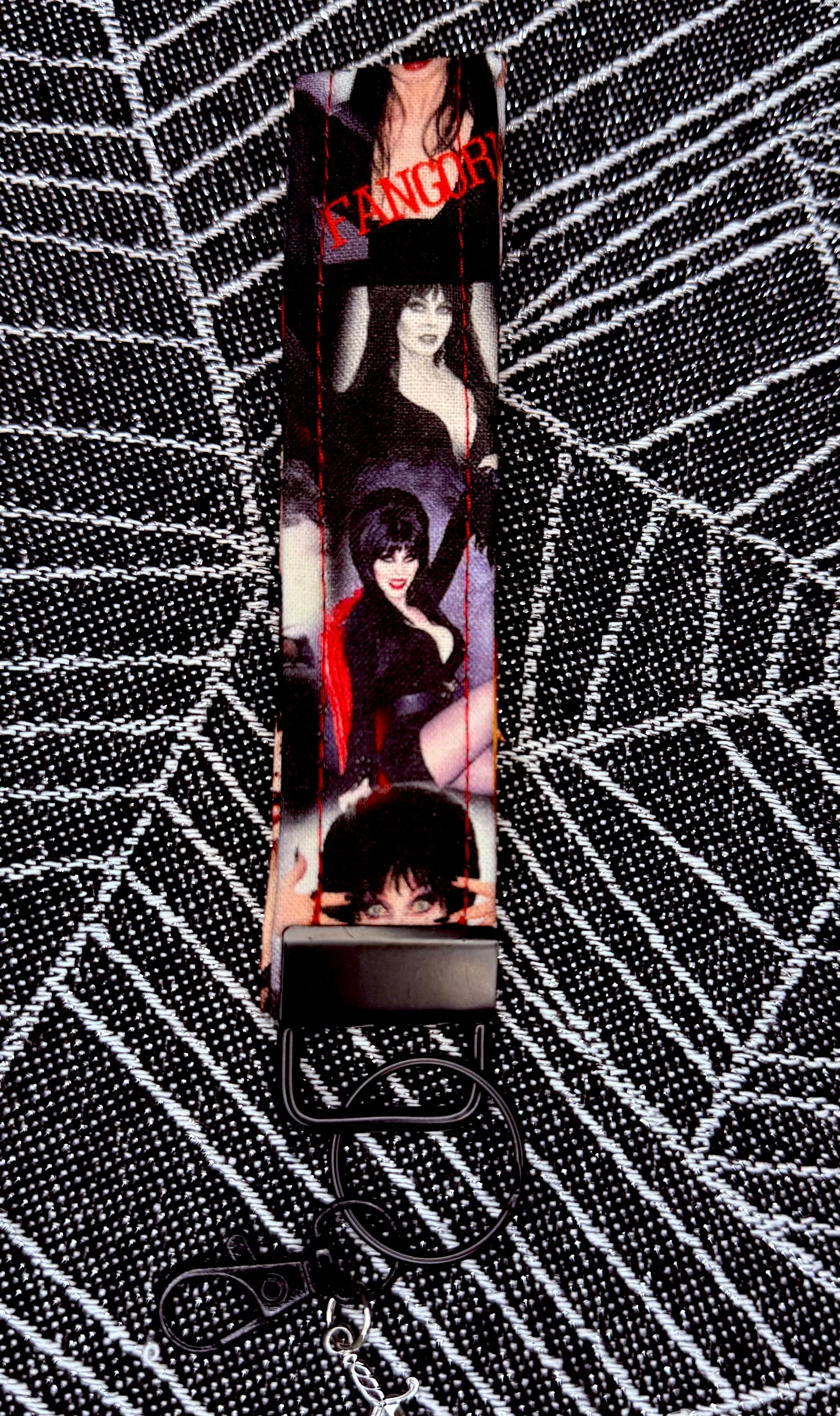 Spooky wristlet key fobs