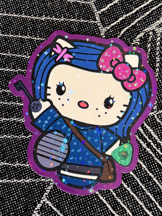 Ghoulish Kitty Stickers