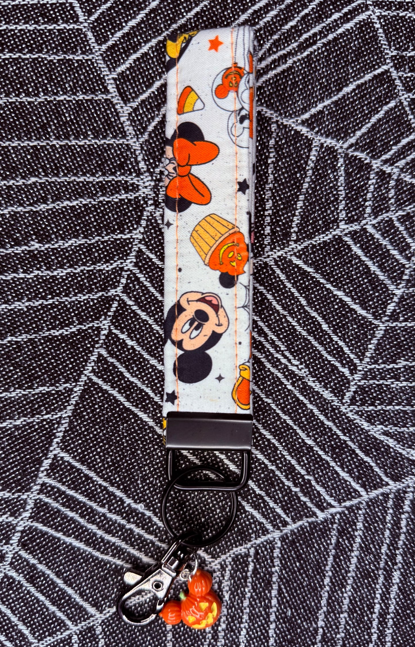 Haunted Mouse Wristlet Key fob