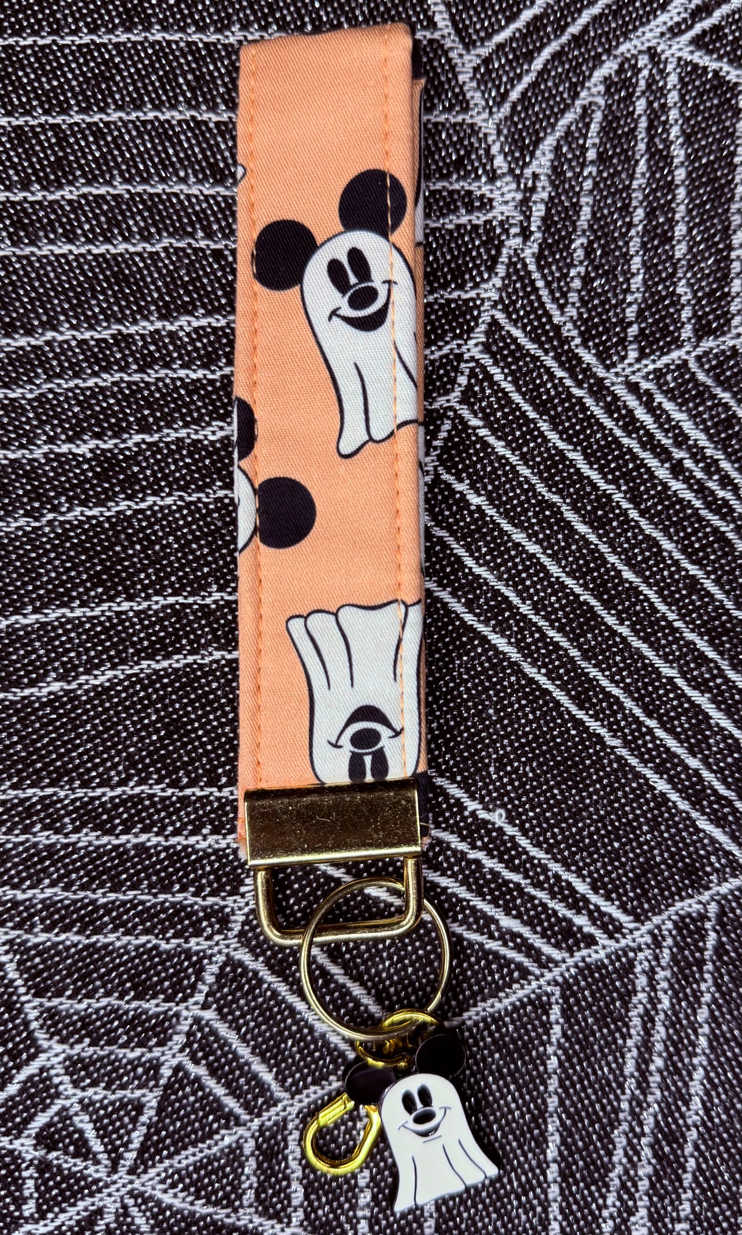 Haunted Mouse Wristlet Key fob