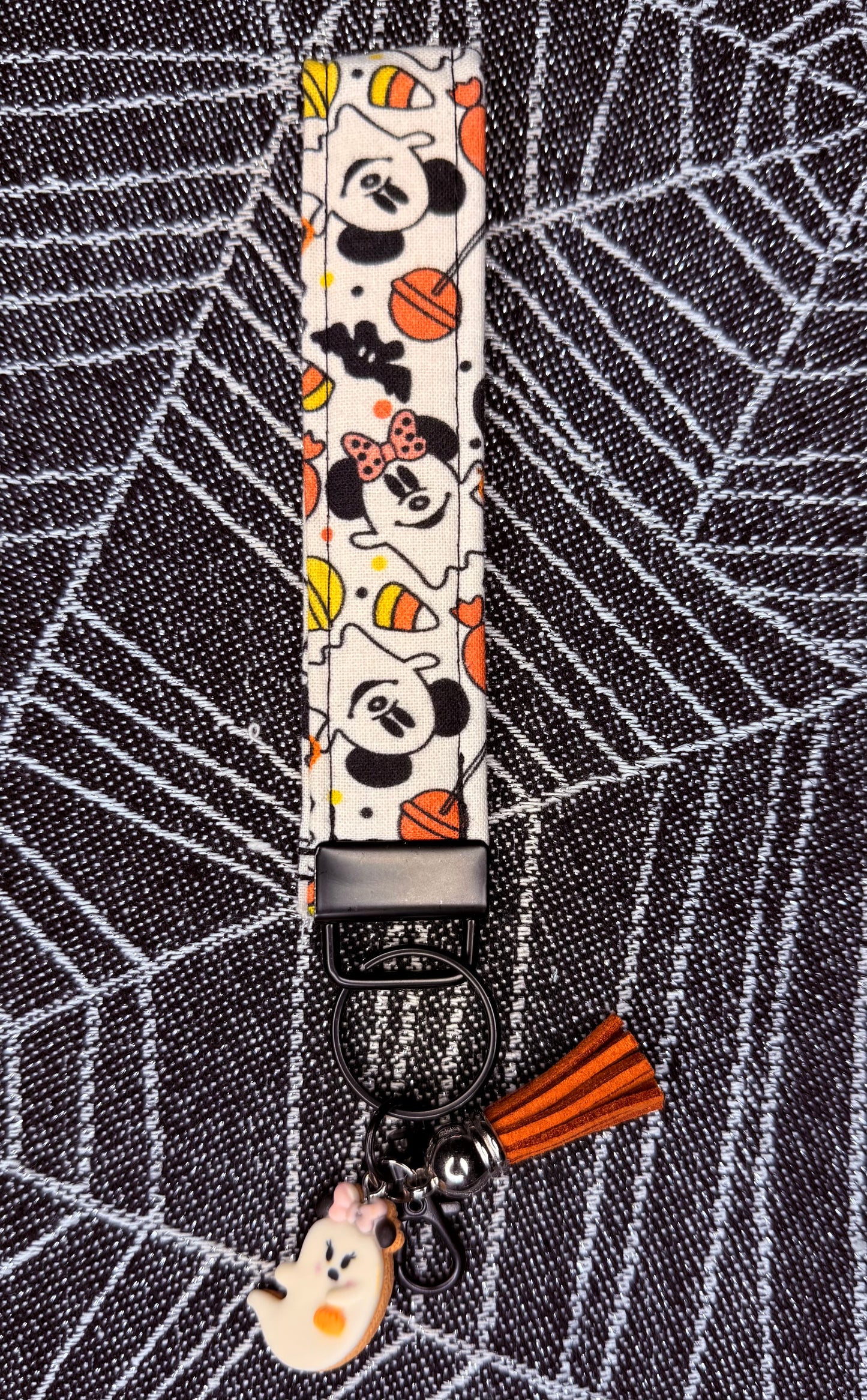 Haunted Mouse Wristlet Key fob