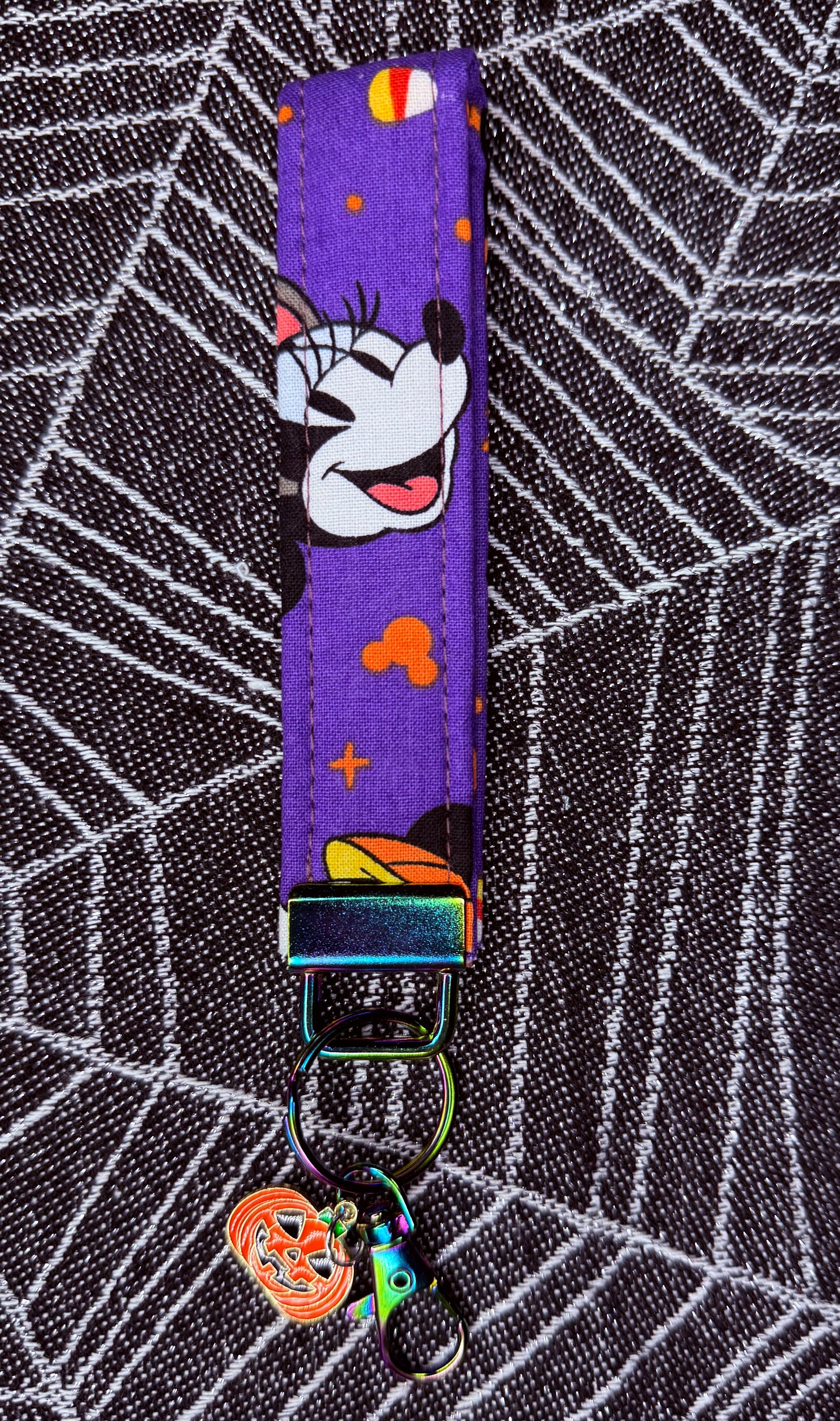 Haunted Mouse Wristlet Key fob