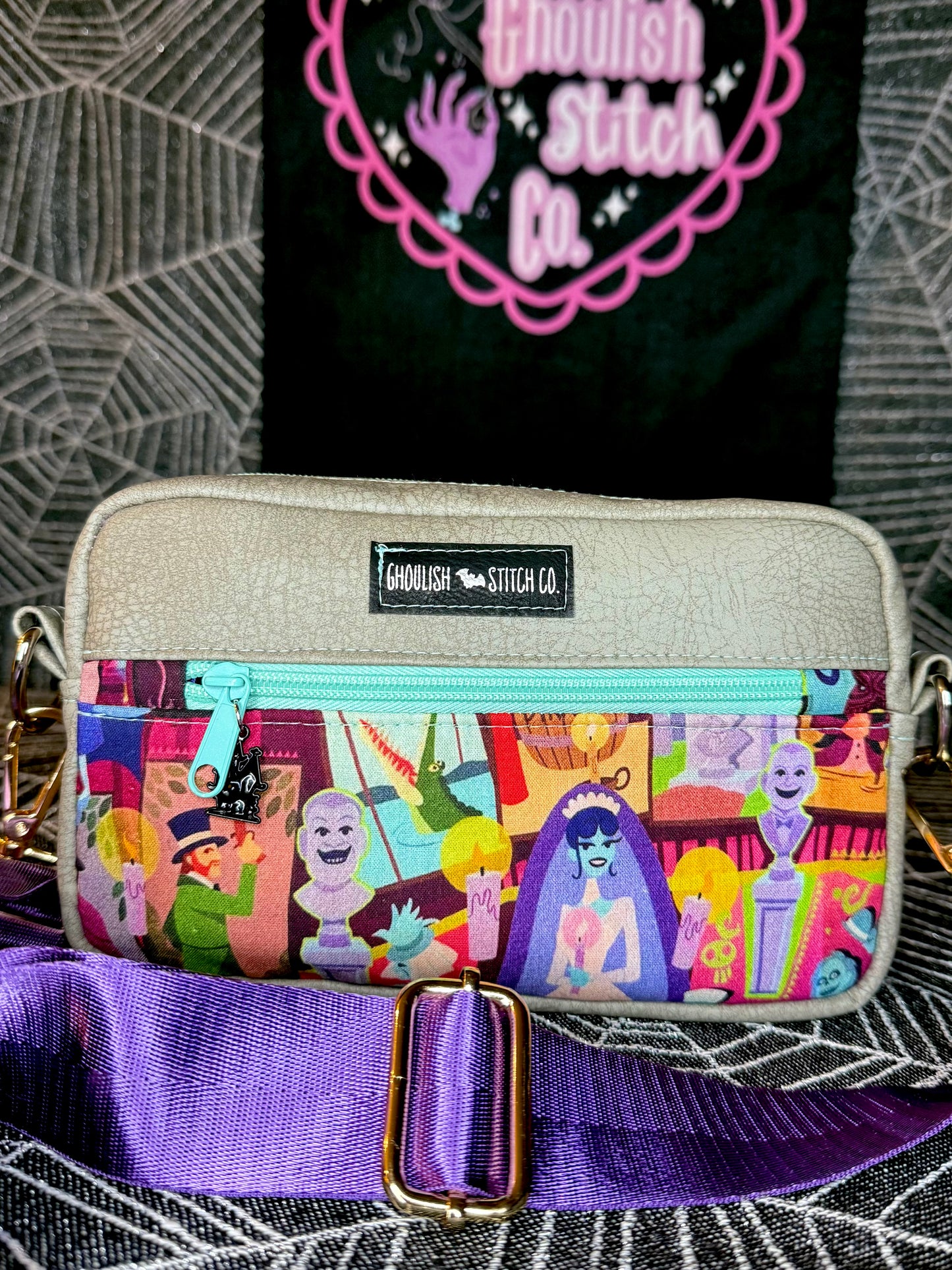 Ghost Mansion Crossbody Bag