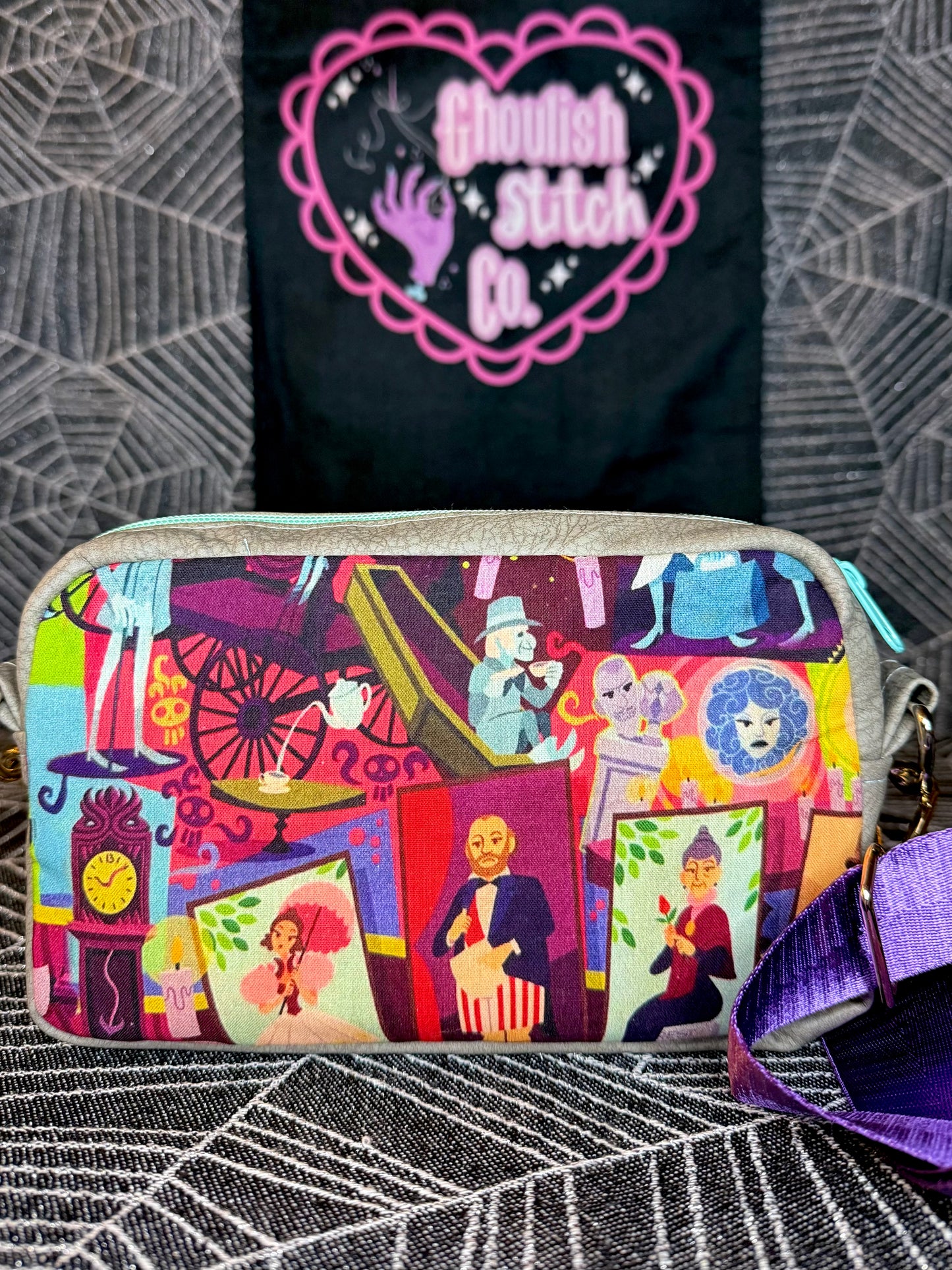 Ghost Mansion Crossbody Bag