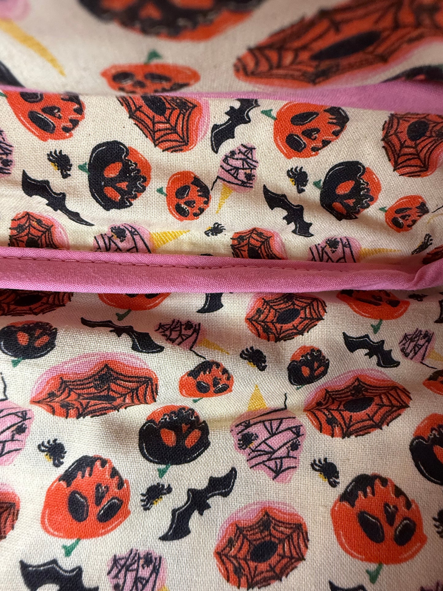 Pink Pumpkin Mouse Crossbody Bag