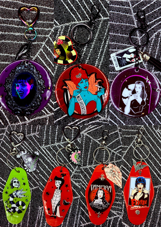 Ghoulish keychains