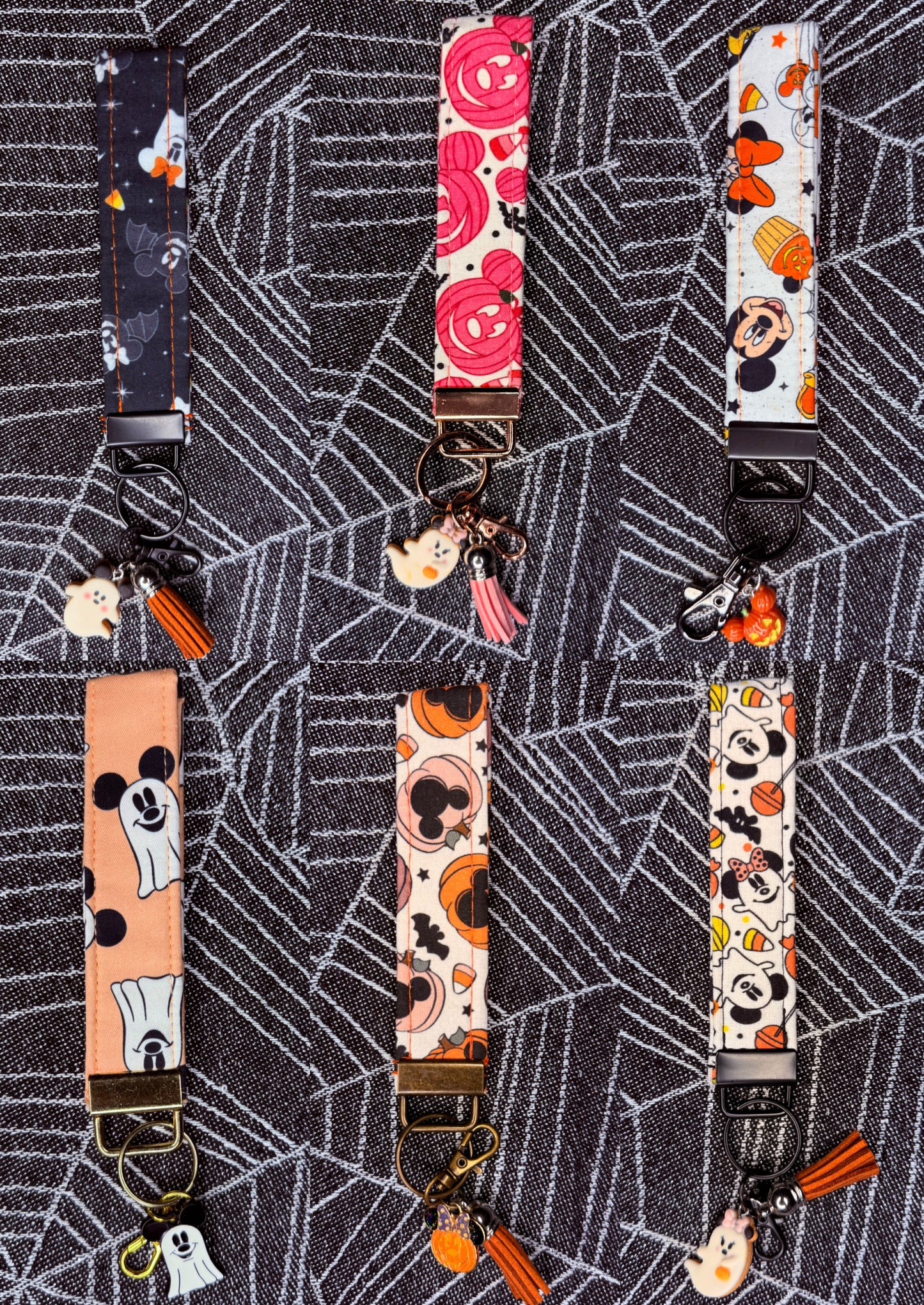 Haunted Mouse Wristlet Key fob