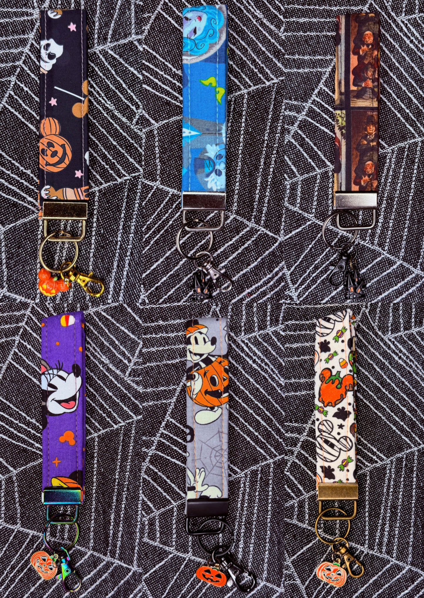 Haunted Mouse Wristlet Key fob