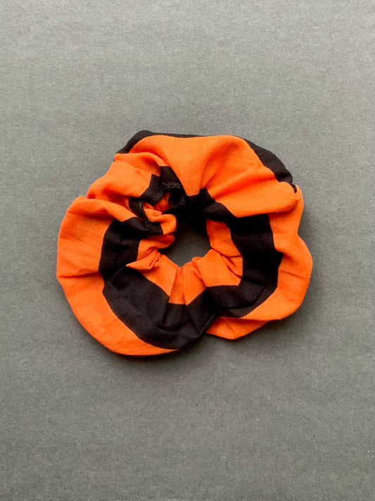 Hallow-Striped Scrunchie