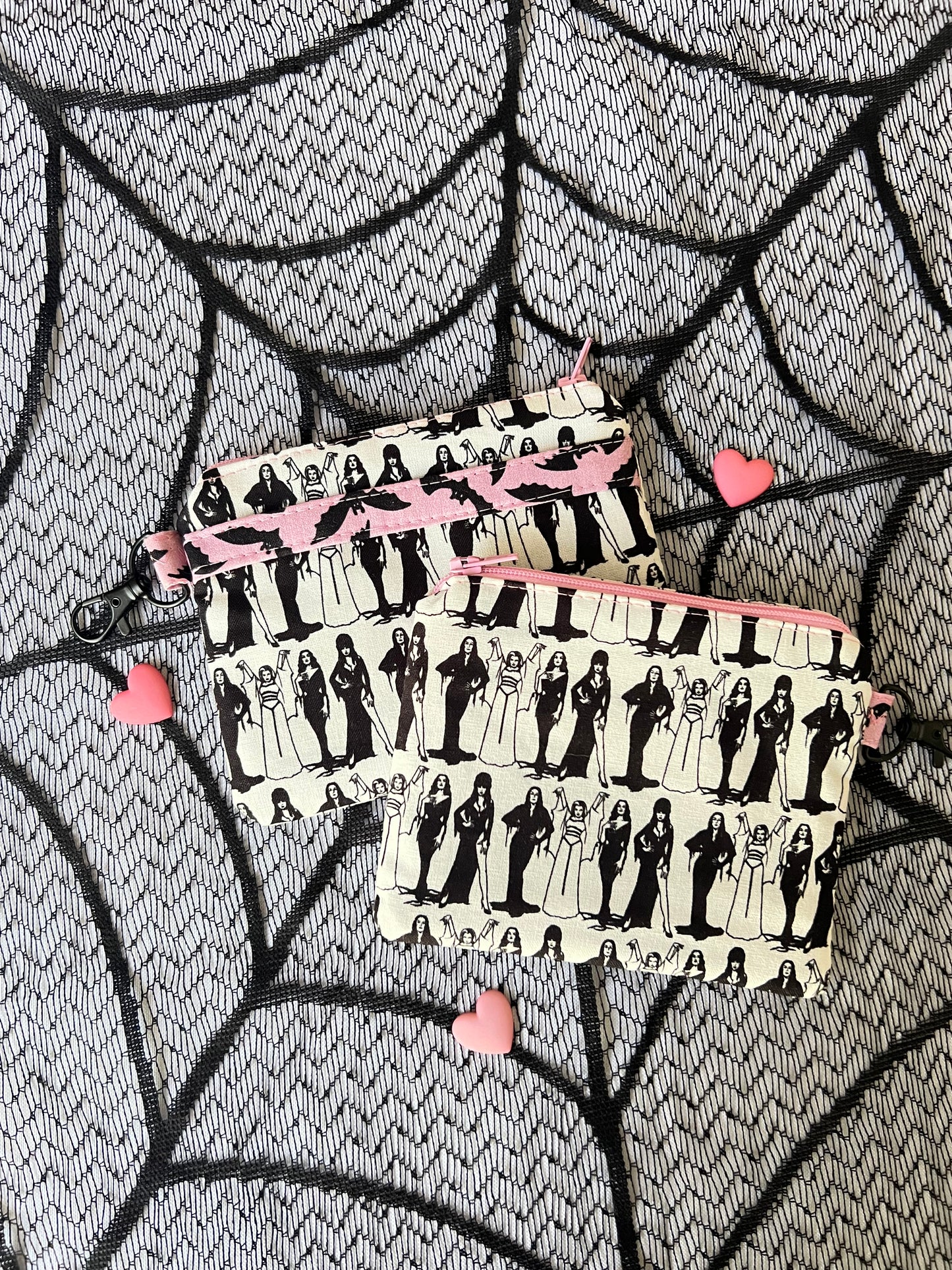 “The Ghouls” cosmetic bag and coin pouch